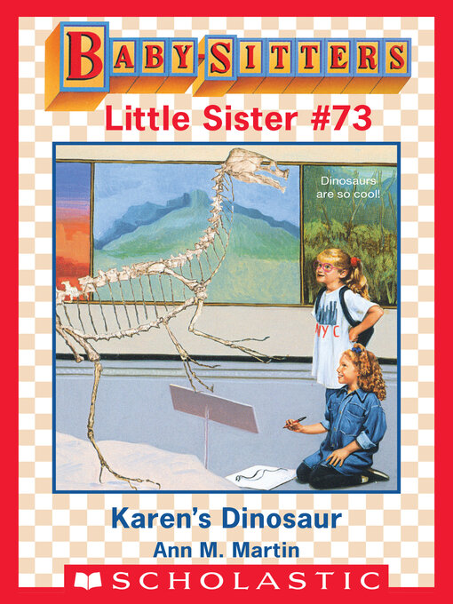 Cover image for Karen's Dinosaur